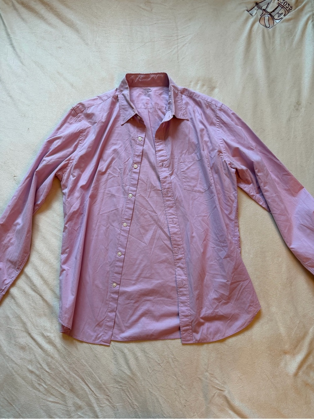 J. Crew Lightweight Pink Button-Down Shirt